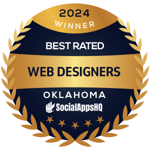 Best Web Designers Oklahoma 2024 badge